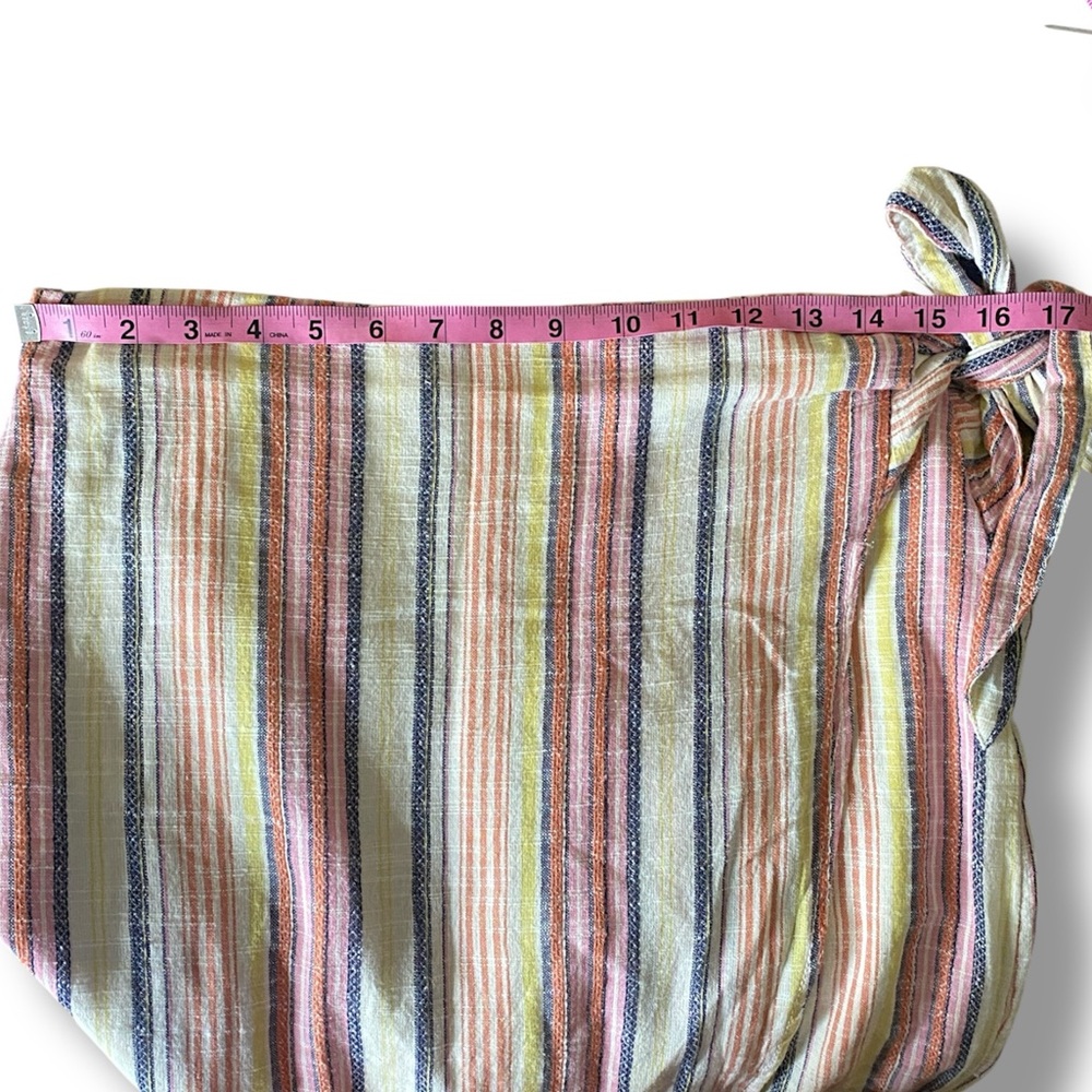 Free Peaople Striped Wrap Skirt - Picture 12 of 12